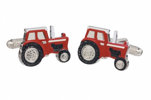 Red Tractor Cufflinks